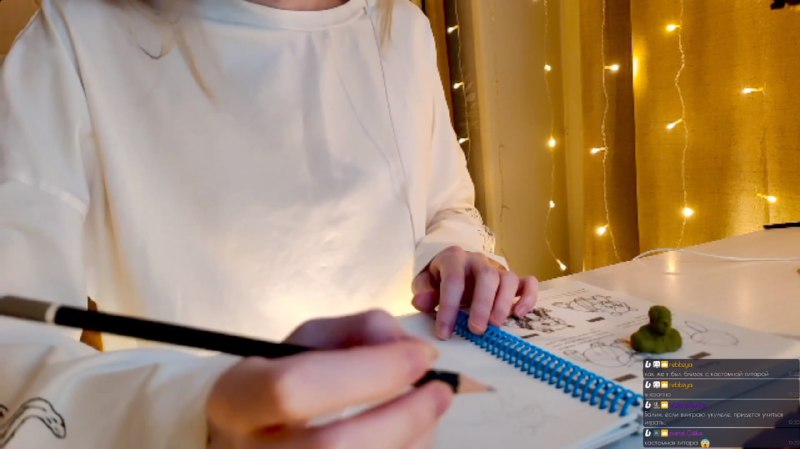 Недавно на стриме я решила сменить род деятельности и вот что из этого получилось